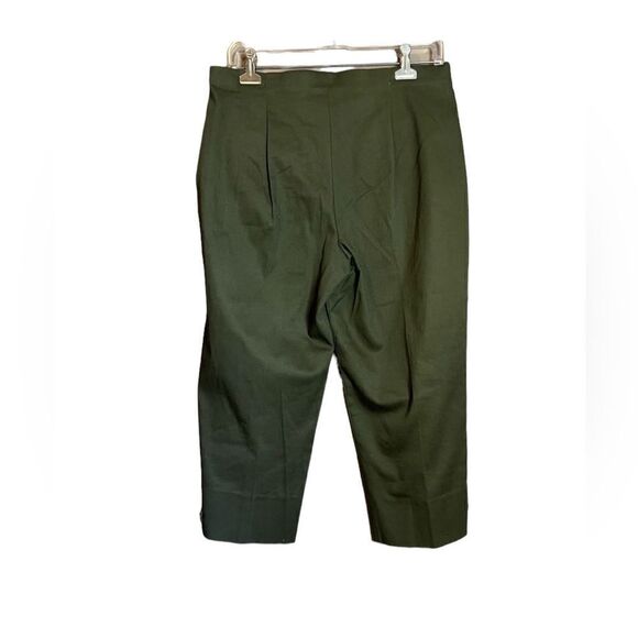 3 for $30!  Cleo petites green cropped pants - Picture 11 of 11